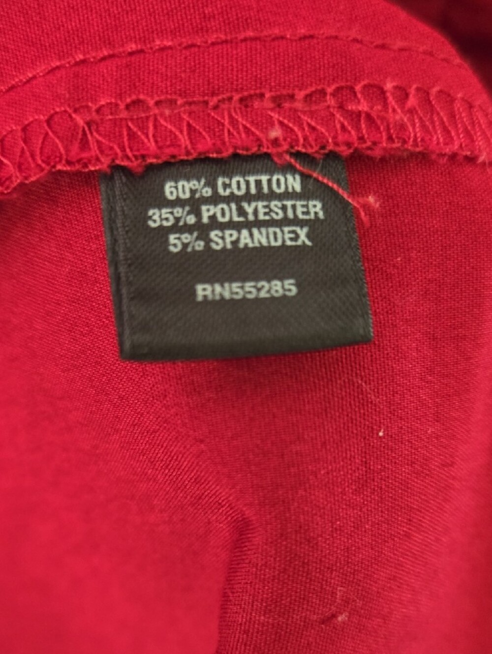 Express Red Button-Front Ruched Shirt Dress - Picture 3 of 9